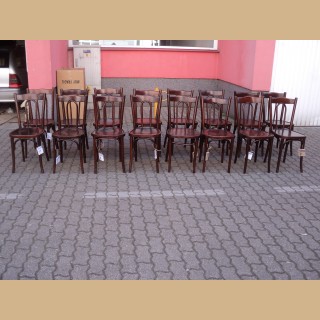 16 sedie thonet a arghetto sedie restaurate di epoca primi 900 con n di riferimento F